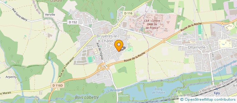 localisation de l'entreprise ASSOCIATION WOALAS à BRUYERES-LE-CHATEL
