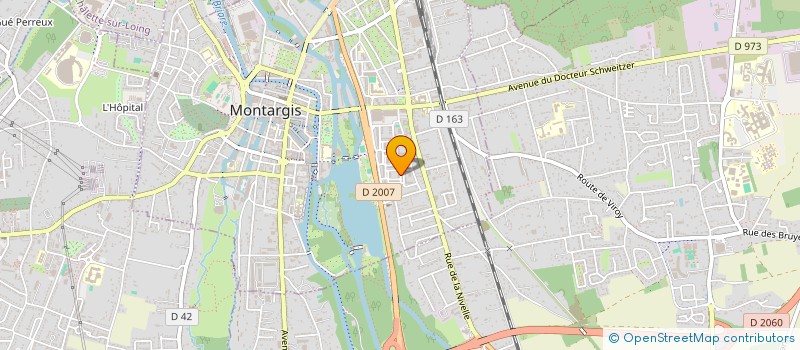 localisation de l'entreprise ASSOCIATION WOMAN RISE  MONTARGIS