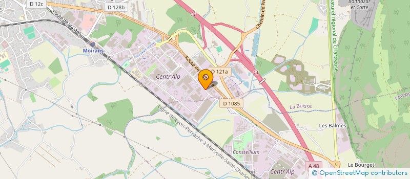 localisation de l'entreprise ASSOCIATION WONDERPOLE  MOIRANS