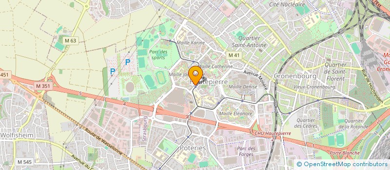 localisation de l'entreprise ASSOCIATION WORDHIPPO STRAS à STRASBOURG