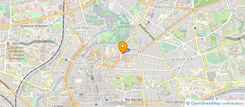 localisation de l'entreprise ASSOCIATION XENOS  RENNES