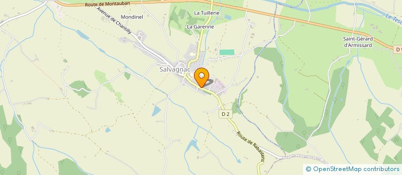 localisation de l'entreprise ASSOCIATION XRB  SALVAGNAC