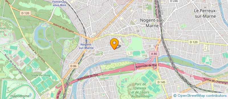 localisation de l'entreprise ASSOCIATION YA LEIL à NOGENT-SUR-MARNE