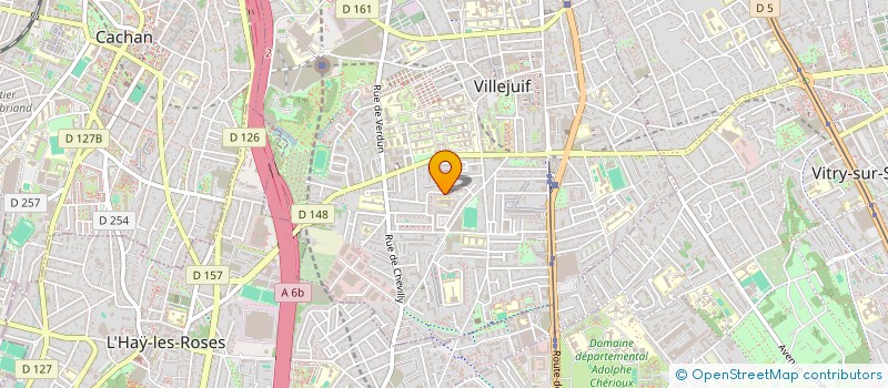 localisation de l'entreprise ASSOCIATION YACINE ADLI à VILLEJUIF