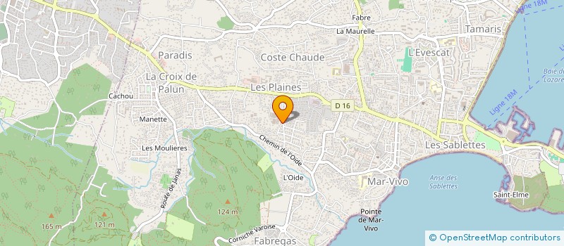 localisation de l'entreprise ASSOCIATION YALICE 2020 à LA SEYNE SUR MER