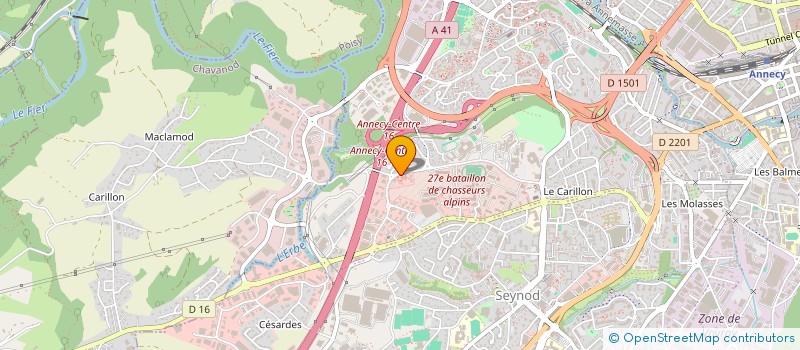 localisation de l'entreprise ASSOCIATION YAMO MOVE à ANNECY