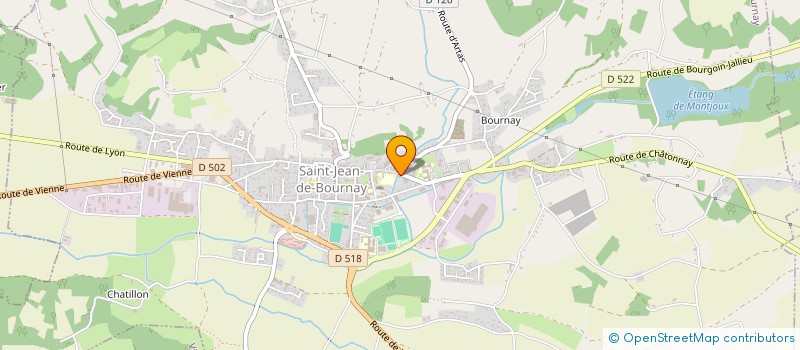 localisation de l'entreprise ASSOCIATION YANGSHENG TAI CHI ET QI QONG DE CHATONNAY  CHATONNAY