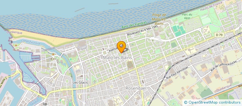 localisation de l'entreprise ASSOCIATION YFOKON à DUNKERQUE