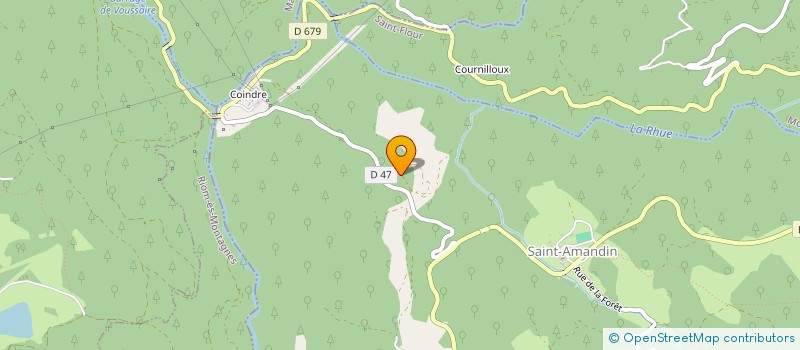 localisation de l'entreprise ASSOCIATION YGGDRASIL AU COEUR DES VOLCANS à SAINT-AMANDIN