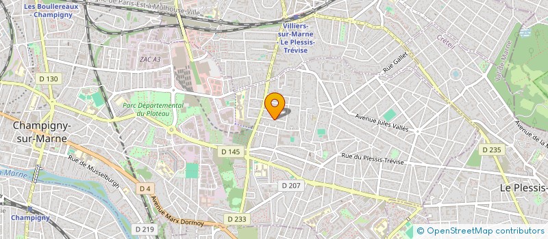 localisation de l'entreprise ASSOCIATION YGREC à CHAMPIGNY-SUR-MARNE