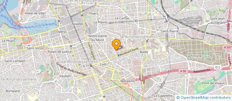 localisation de l'entreprise ASSOCIATION YI JING - STUDIO SHEN YAO à MARSEILLE