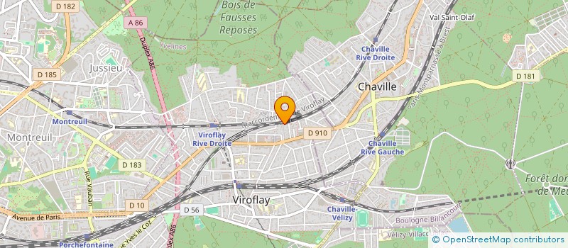 localisation de l'entreprise ASSOCIATION YITU à VIROFLAY