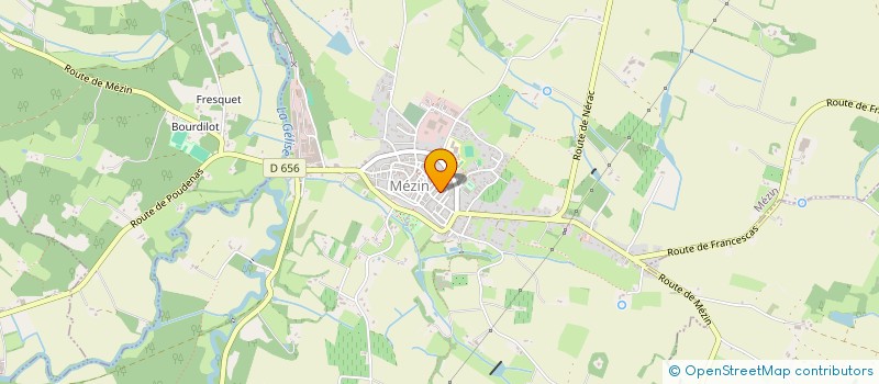 localisation de l'entreprise ASSOCIATION YMA  MEZIN