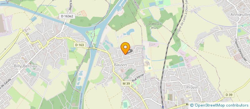 localisation de l'entreprise ASSOCIATION YOGA BIEN ETRE  BAUVIN