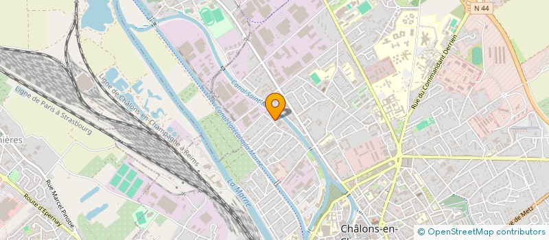 localisation de l'entreprise ASSOCIATION YOGA DES PERSONNELS DE LA MARNE ET DES SERVICES DE L ETAT  CHALONS-EN-CHAMPAGNE