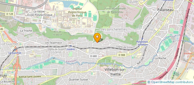 localisation de l'entreprise ASSOCIATION YOGA ET CREATIVITE à PALAISEAU
