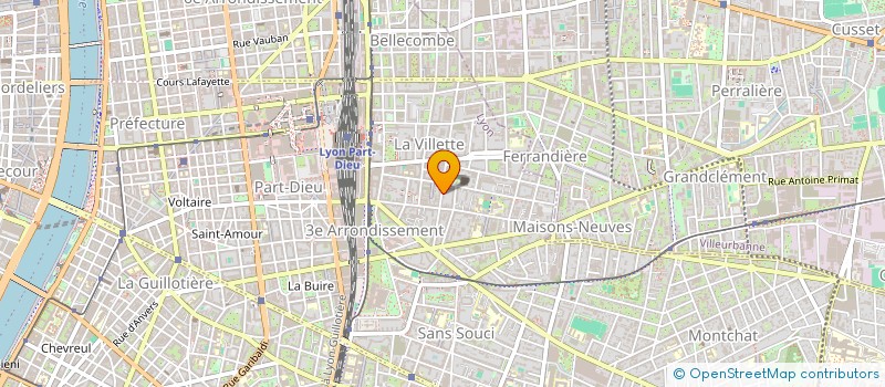 localisation de l'entreprise ASSOCIATION YOGA ET VIE  LYON