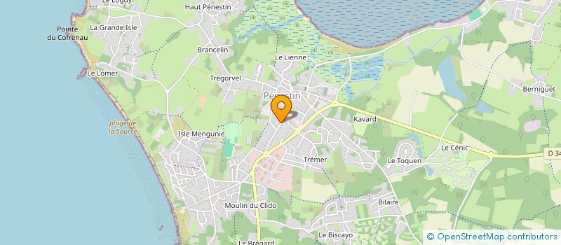 localisation de l'entreprise ASSOCIATION YOGA LA SOURCE  PENESTIN