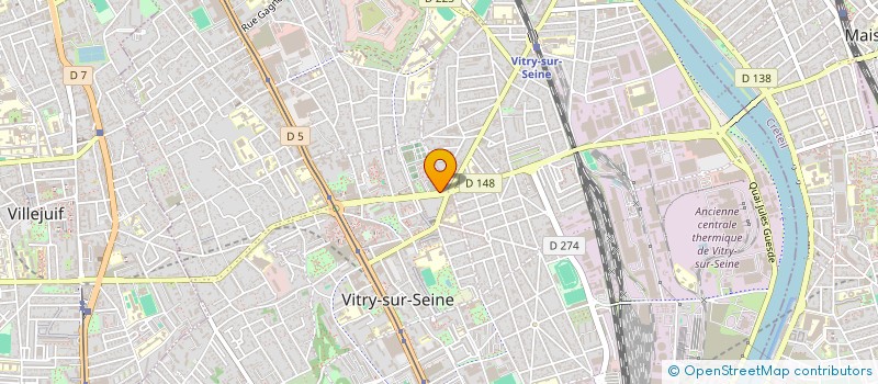 localisation de l'entreprise ASSOCIATION YOGA SEVA à VITRY-SUR-SEINE