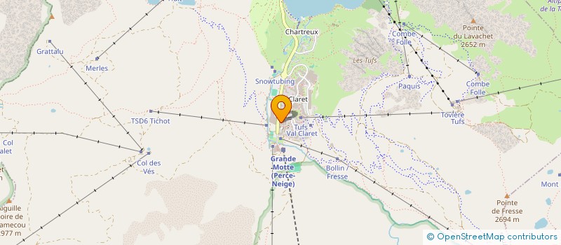 localisation de l'entreprise ASSOCIATION YOGA TIGNES  TIGNES