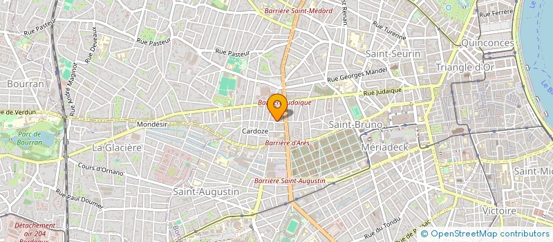 localisation de l'entreprise ASSOCIATION YOHANA  BORDEAUX