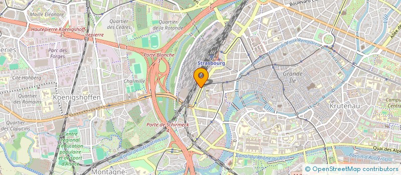 localisation de l'entreprise ASSOCIATION YOOTELE UN DISPENSAIRE POUR TIODIE à STRASBOURG