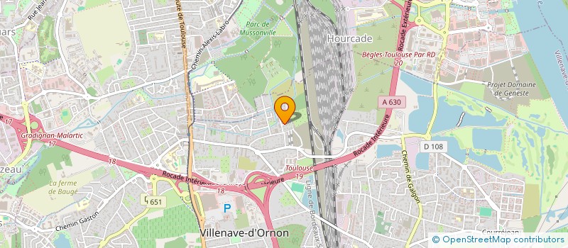 localisation de l'entreprise ASSOCIATION YOTEL SERVICES PRECARITES  VILLENAVE-D'ORNON