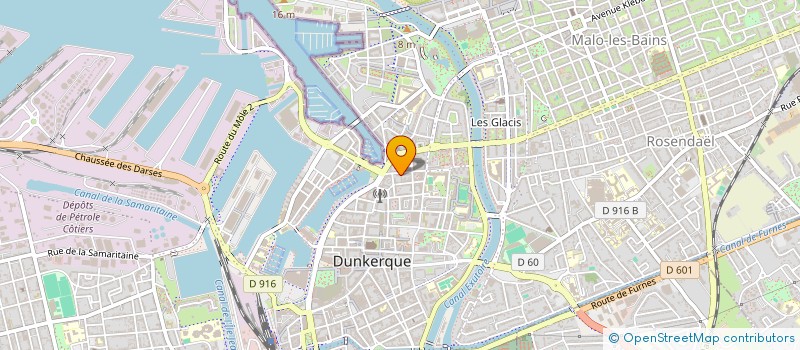 localisation de l'entreprise ASSOCIATION YUKTI à DUNKERQUE