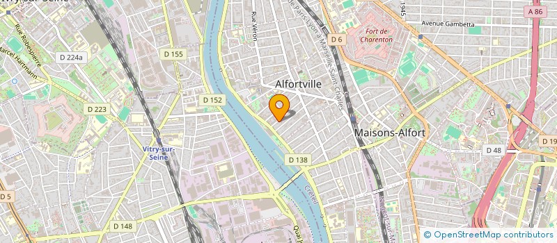 localisation de l'entreprise ASSOCIATION YURIK MAMEDOV à ALFORTVILLE