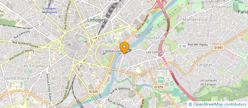 localisation de l'entreprise ASSOCIATION ZA à LIMOGES