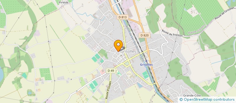 localisation de l'entreprise ASSOCIATION ZANSHIN-BUSHIDO  GRISOLLES