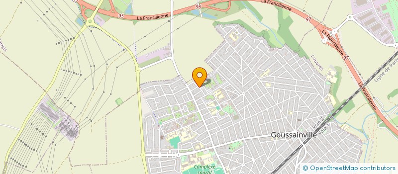 localisation de l'entreprise ASSOCIATION ZAOULI DE PARIS  GOUSSAINVILLE