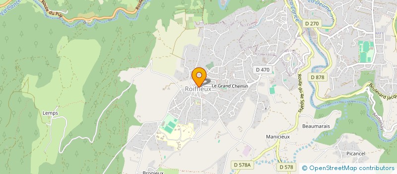 localisation de l'entreprise ASSOCIATION ZAPATAMIS à ROIFFIEUX
