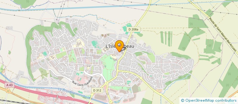 localisation de l'entreprise ASSOCIATION ZEN DE L'ISLE D'ABEAU  L'ISLE-D'ABEAU