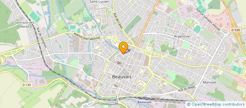 localisation de l'entreprise ASSOCIATION ZEN RIRE  BEAUVAIS