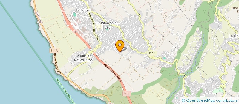 localisation de l'entreprise ASSOCIATION ZENES 2000 à SAINT-LEU