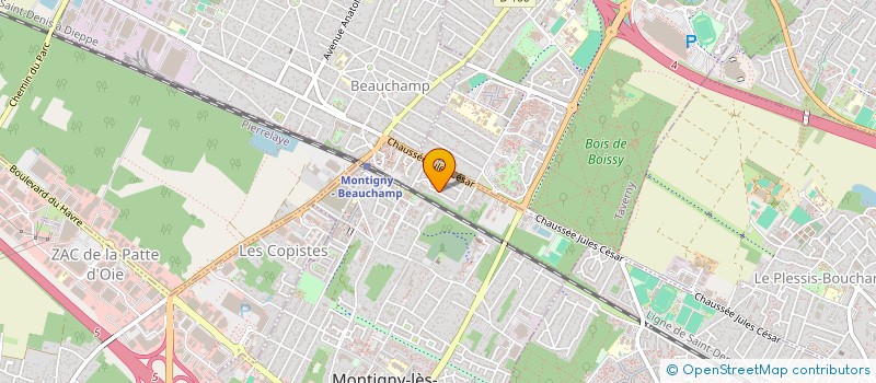 localisation de l'entreprise ASSOCIATION ZEPHIR à BEAUCHAMP