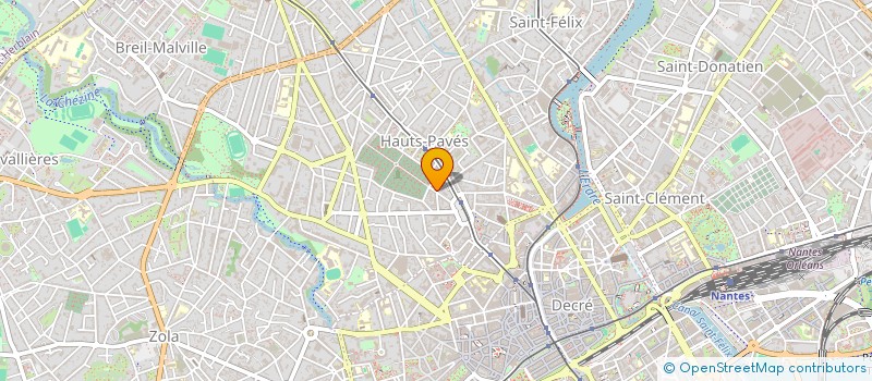 localisation de l'entreprise ASSOCIATION ZEPHYR à NANTES