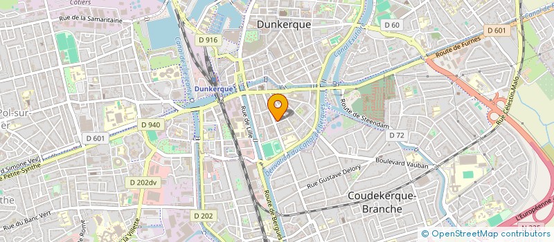 localisation de l'entreprise ASSOCIATION ZERO ZERO à DUNKERQUE