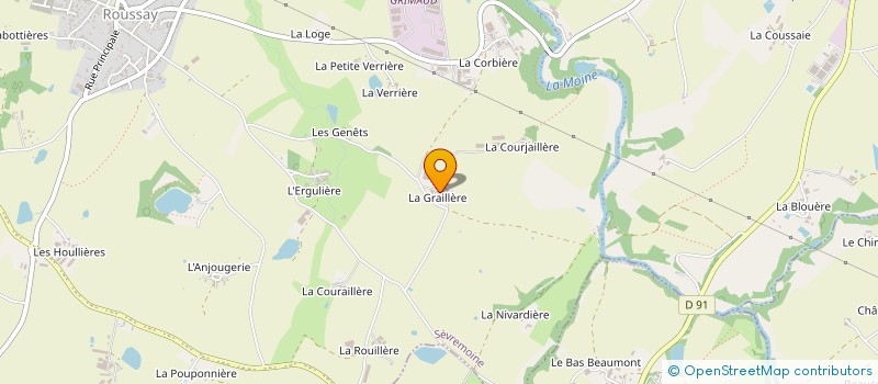 localisation de l'entreprise ASSOCIATION ZIC MAC à SEVREMOINE
