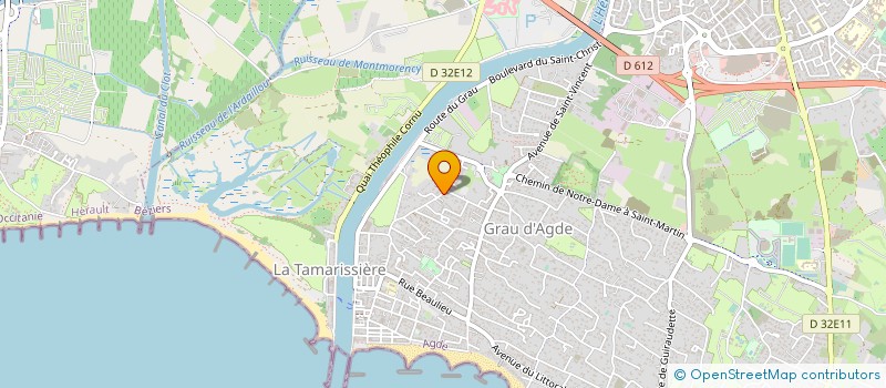 localisation de l'entreprise ASSOCIATION ZIG- Z'AGDE  AGDE