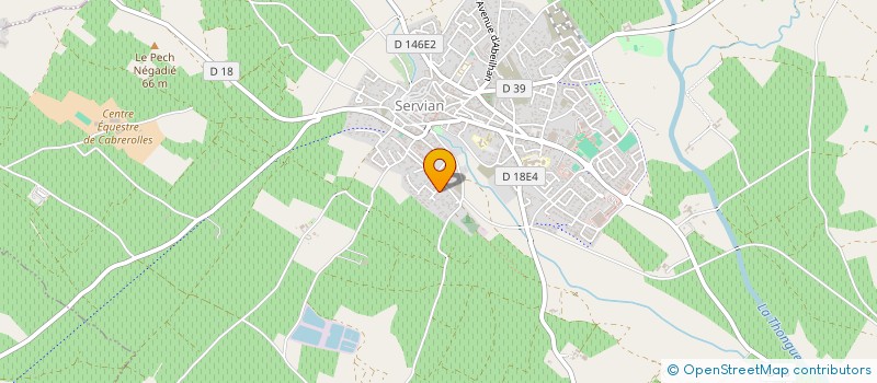 localisation de l'entreprise ASSOCIATION ZIK'ALL  SERVIAN