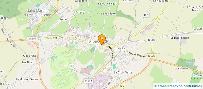 localisation de l'entreprise ASSOCIATION ZOMER à BELLEME