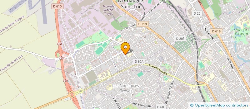 localisation de l'entreprise ASSOCIATION ZONE D'EDUCATION PRIORITAIRE à LA CHAPELLE-SAINT-LUC