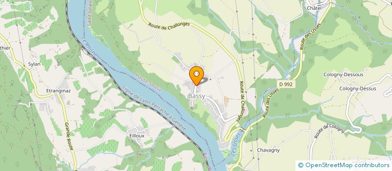 localisation de l'entreprise ASSOCIATION ZOOTERRAPIA-POUR L HUMAIN L ANIMAL ET LA TERRE  BASSY