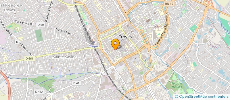 localisation de l'entreprise ASSOCIATION ZOULOU DANCE  TROYES