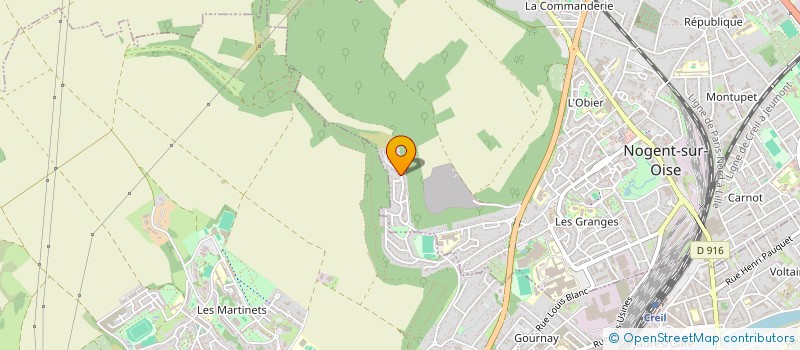 localisation de l'entreprise ASSOCIATION ZUP JEUNES  NOGENT-SUR-OISE