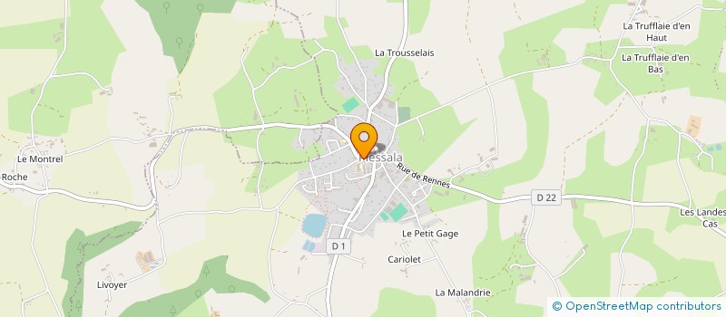 localisation de l'entreprise ASSOCIATIOND'EHPA/EHPAD DU MENE à LE MENE