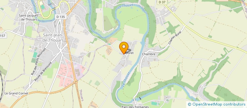 localisation de l'entreprise ASSOCIATIONLES SALTIMBANQUES  THOUARS