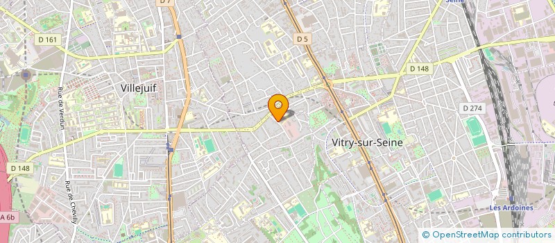 localisation de l'entreprise ASSOCIATIONN  SPORTIVE G. MONOD à VITRY-SUR-SEINE